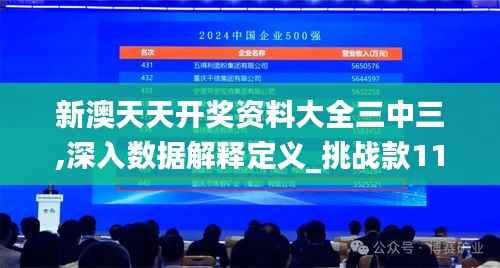 新澳天天开奖资料大全三中三,深入数据解释定义_挑战款11.300