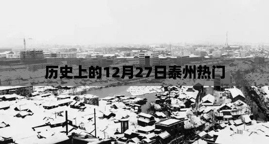泰州历史上的重要时刻,揭秘十二月二十七日的辉煌