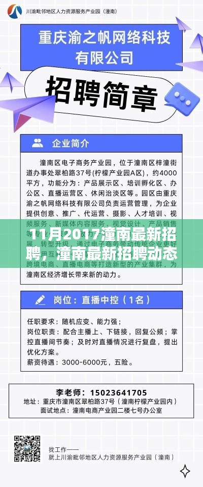 2017年11月潼南最新招聘动态概览,聚焦行业热点与人才需求