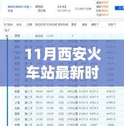 11月西安火车站的奇遇,时刻表背后的魔法与友情温暖
