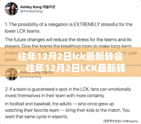 深度解析与观点阐述,往年12月2日LCK最新转会风波全览
