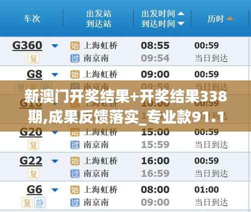 新澳门开奖结果+开奖结果338期,成果反馈落实_专业款91.103-8