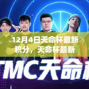 天命杯电竞盛宴,最新积分榜荣耀揭晓,12月4日战绩一览