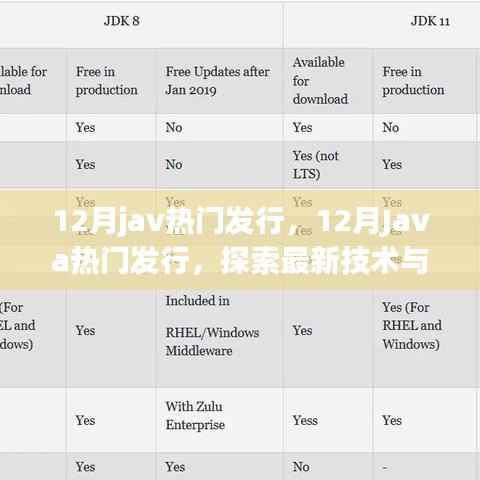 探索最新Java技术趋势，十二月热门发行与最新技术动态