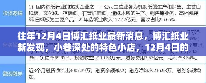 博汇纸业新发现,小巷特色小店揭秘,12月4日的惊喜探索