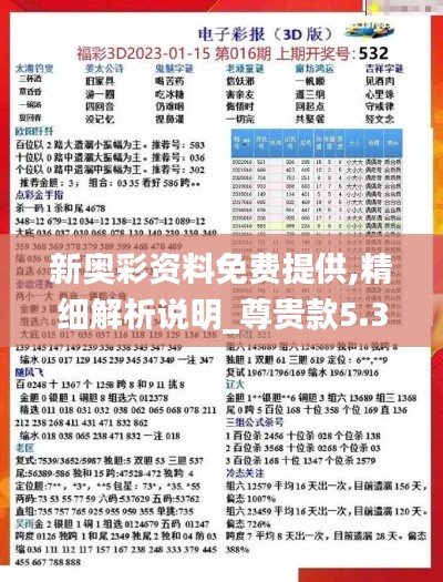 新奥彩资料免费提供,精细解析说明_尊贵款5.311