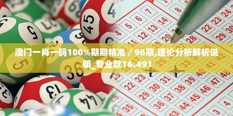 澳门一肖一码100%期期精准/98期,理论分析解析说明_专业款16.491
