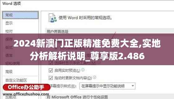 2024新澳门正版精准免费大全,实地分析解析说明_尊享版2.486