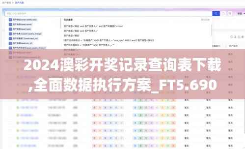 2024澳彩开奖记录查询表下载,全面数据执行方案_FT5.690