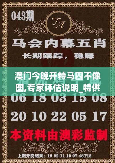 澳门今晚开特马四不像图,专家评估说明_特供版10.453