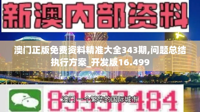 澳门正版免费资料精准大全343期,问题总结执行方案_开发版16.499