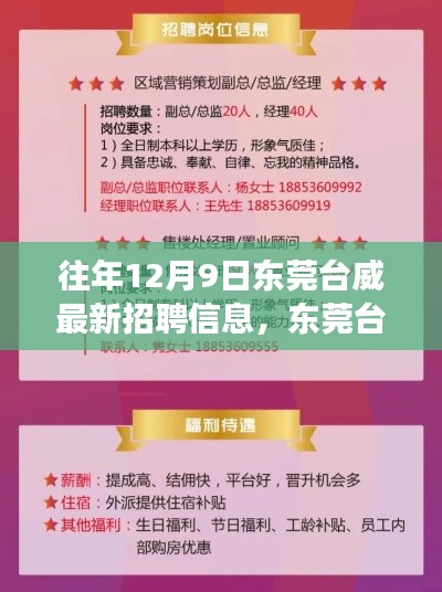 东莞台威最新招聘启事,启程职场新征程,学习变化成就梦想!