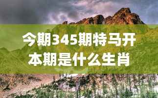 今期345期特马开本期是什么生肖,深入解析策略数据_桌面款13.661