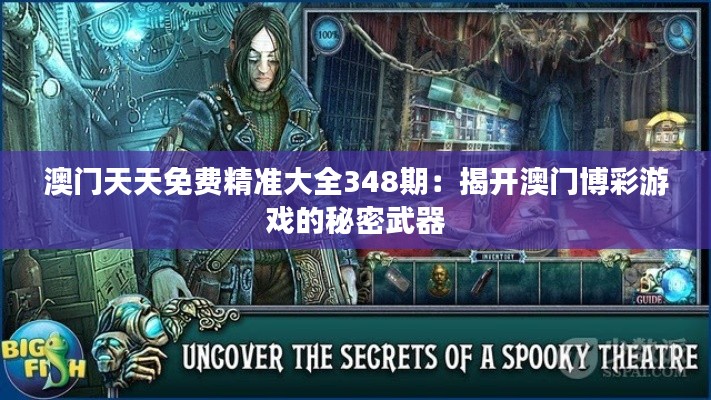 澳门天天免费精准大全348期:揭开澳门博彩游戏的秘密武器
