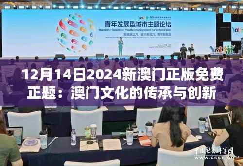 12月14日2024新澳门正版免费正题:澳门文化的传承与创新