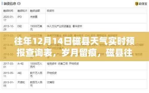 磁县往年12月14日天气回顾与实时预报查询表，岁月留痕的深度探索
