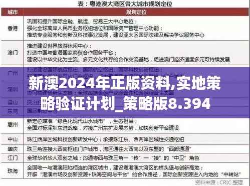 新澳2024年正版资料,实地策略验证计划_策略版8.394