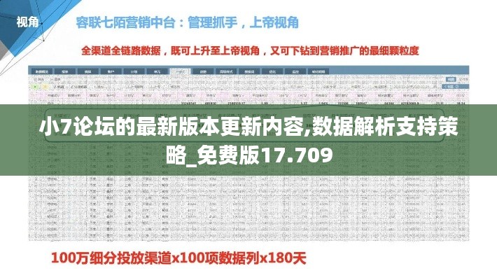 小7论坛的最新版本更新内容,数据解析支持策略_免费版17.709