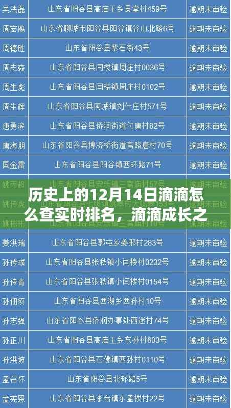 滴滴成长之路,实时排名挑战、历史时刻的自我超越与学习的自信铸就之路
