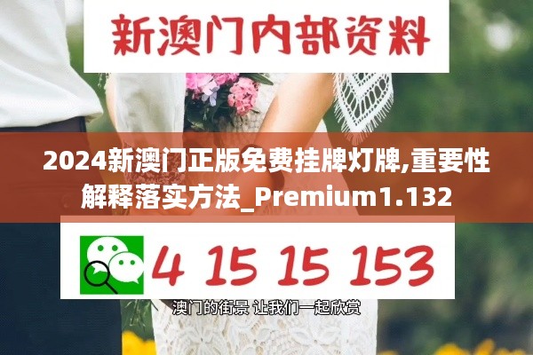 2024新澳门正版免费挂牌灯牌,重要性解释落实方法_Premium1.132