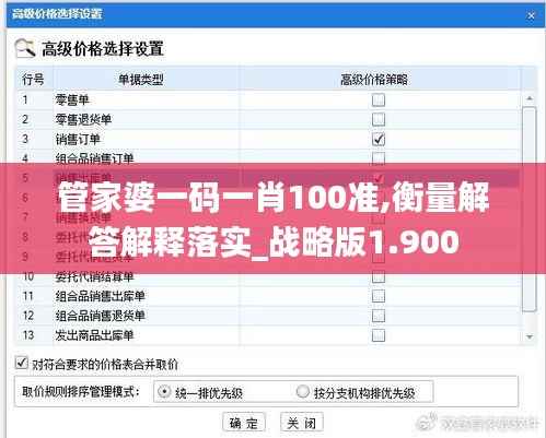 管家婆一码一肖100准,衡量解答解释落实_战略版1.900