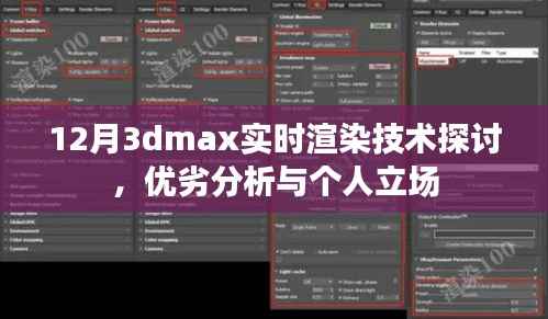12月3dmax实时渲染技术,深度探讨、优劣分析以及我的立场