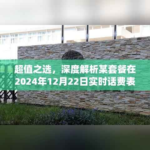 『独家解析,2024年12月22日某套餐实时话费表现与用户体验超值指南』