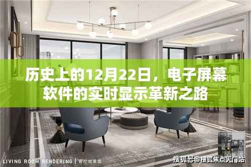 电子屏幕软件的实时显示革新历程,回望历史上的12月22日里程碑事件