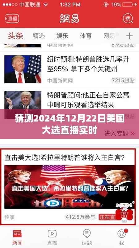美国大选直播预告,2024年12月22日实时大选揭晓