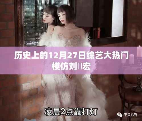 历史上的综艺大热门,刘畊宏模仿秀回顾