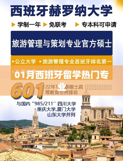 西班牙留学热门专业榜单来袭,一月申请必看指南