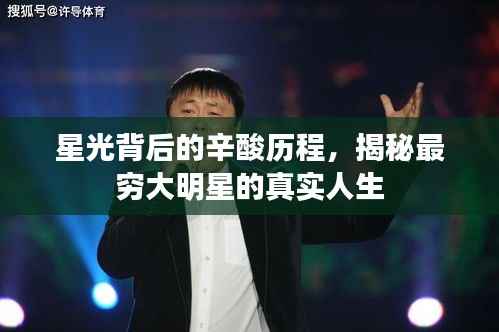 星光背后的辛酸历程,揭秘最穷大明星的真实人生