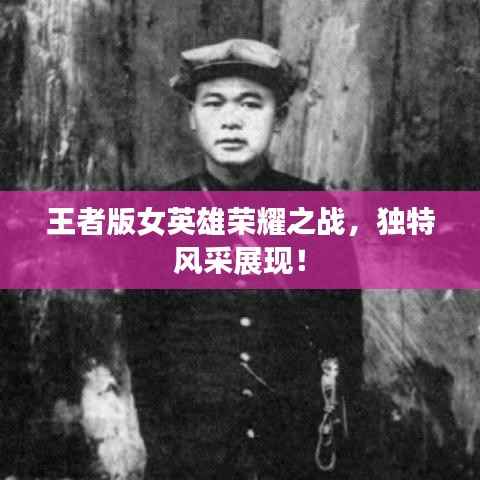 王者版女英雄荣耀之战,独特风采展现!