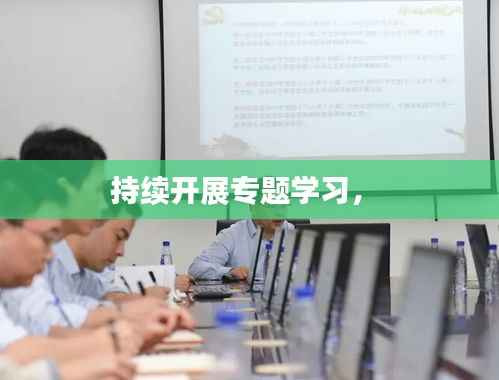 持续开展专题学习,