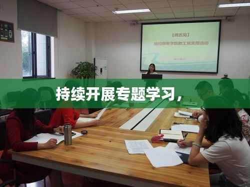 持续开展专题学习,