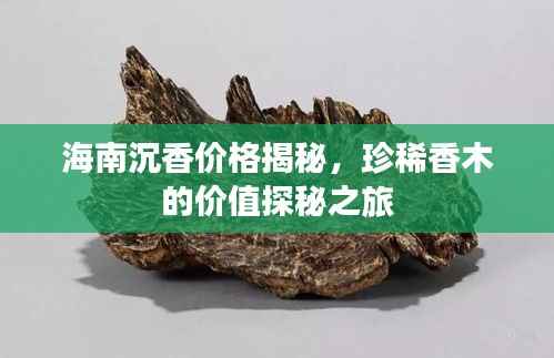 海南沉香价格揭秘,珍稀香木的价值探秘之旅
