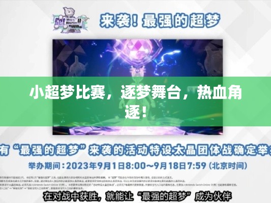小超梦比赛,逐梦舞台,热血角逐!