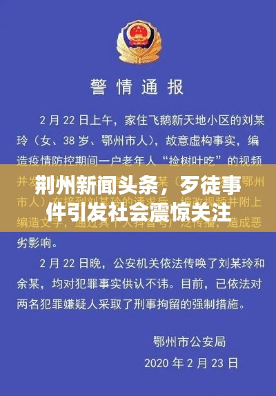 荆州新闻头条,歹徒事件引发社会震惊关注