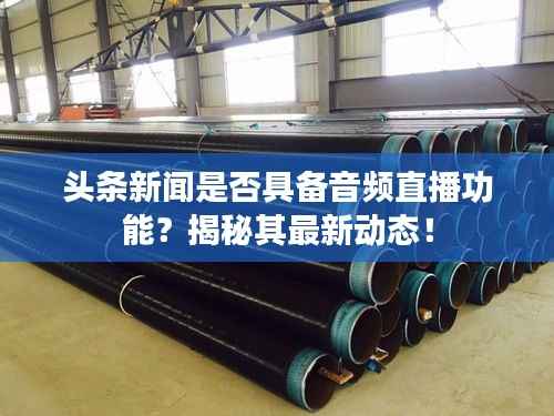 头条新闻是否具备音频直播功能?揭秘其最新动态!