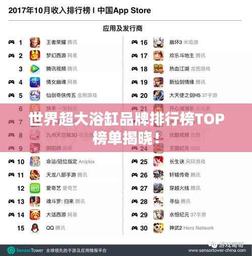 世界超大浴缸品牌排行榜TOP榜单揭晓!