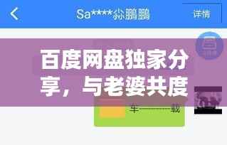 百度网盘独家分享,与老婆共度美好时光,深度探索私密共享空间