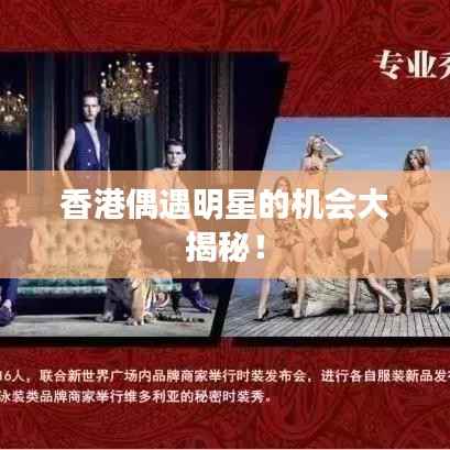 香港偶遇明星的机会大揭秘!