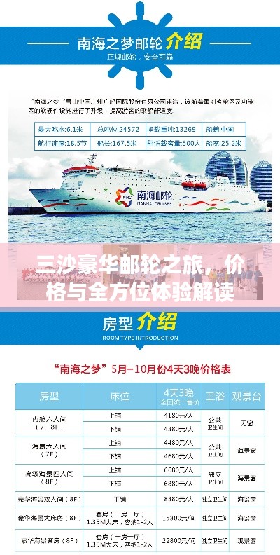 三沙豪华邮轮之旅,价格与全方位体验解读