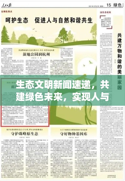 生态文明新闻速递,共建绿色未来,实现人与自然和谐共生