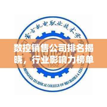 数控销售公司排名揭晓,行业影响力榜单重磅出炉!